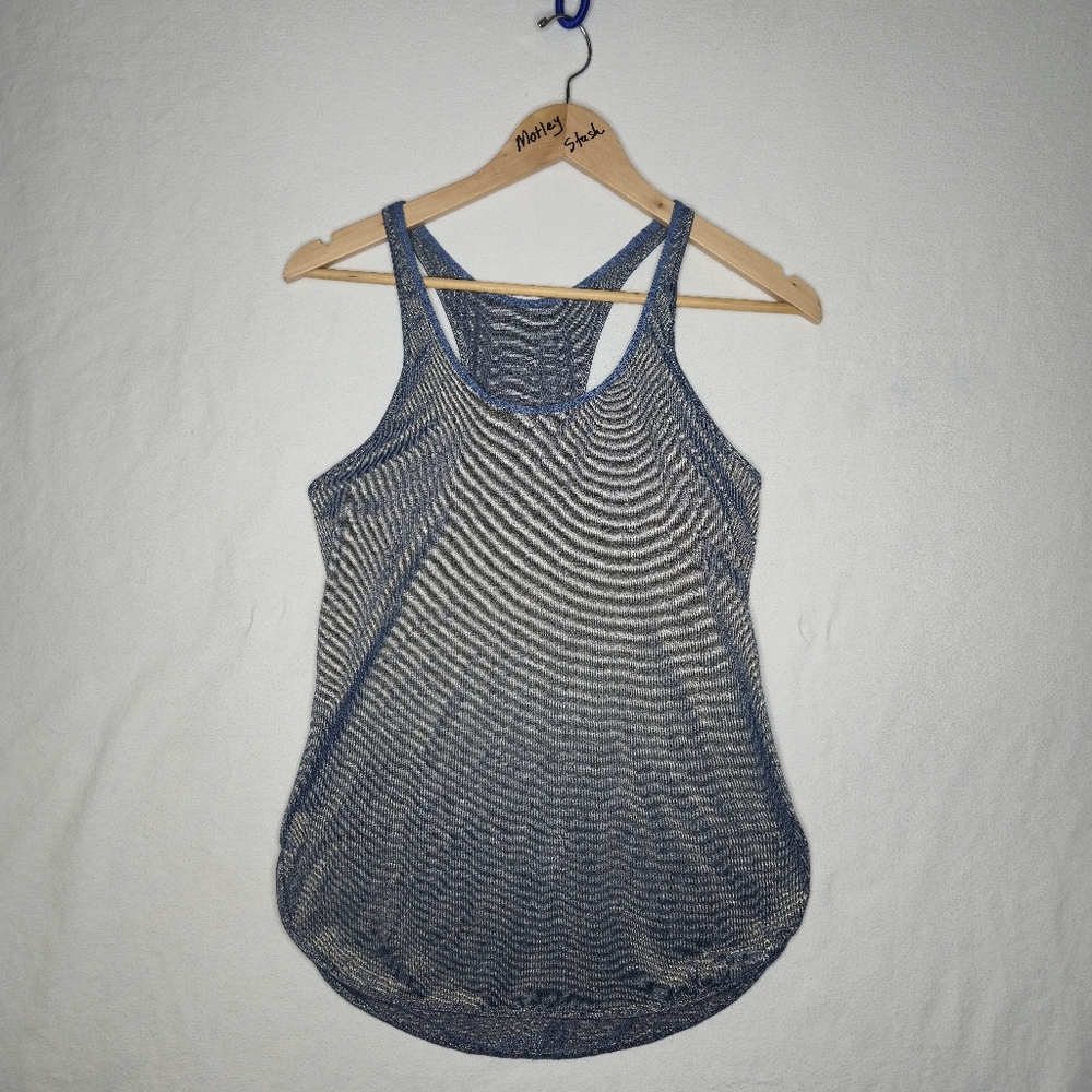 Lululemon Singlet Heathered Blue Size 6